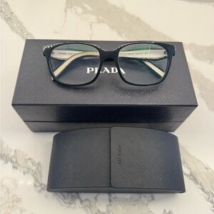 Prada Black Eyeglass Frames